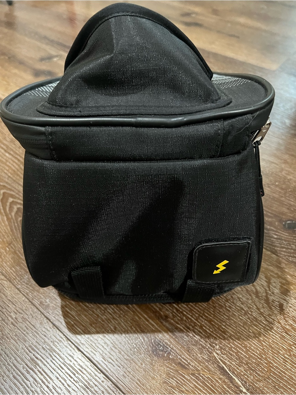 Oxford Q4R lifetime luggage Black Motorcycle Tail Bag with Reflective Logo - Picture 7 of 14